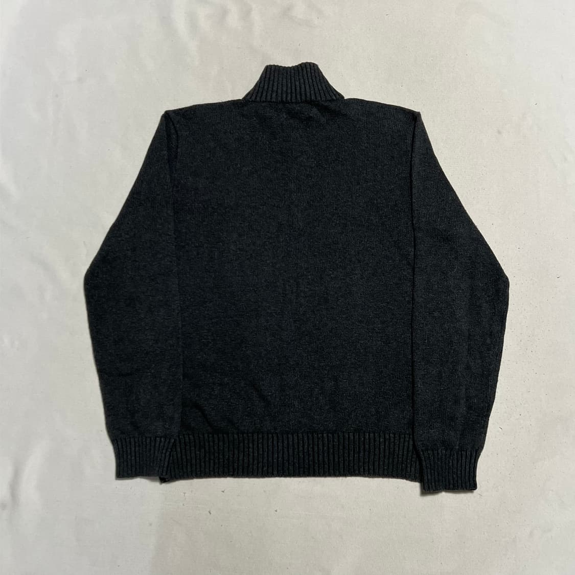 M 폴로랄프로렌 챠콜 코튼 반집업 니트 상품이미지3