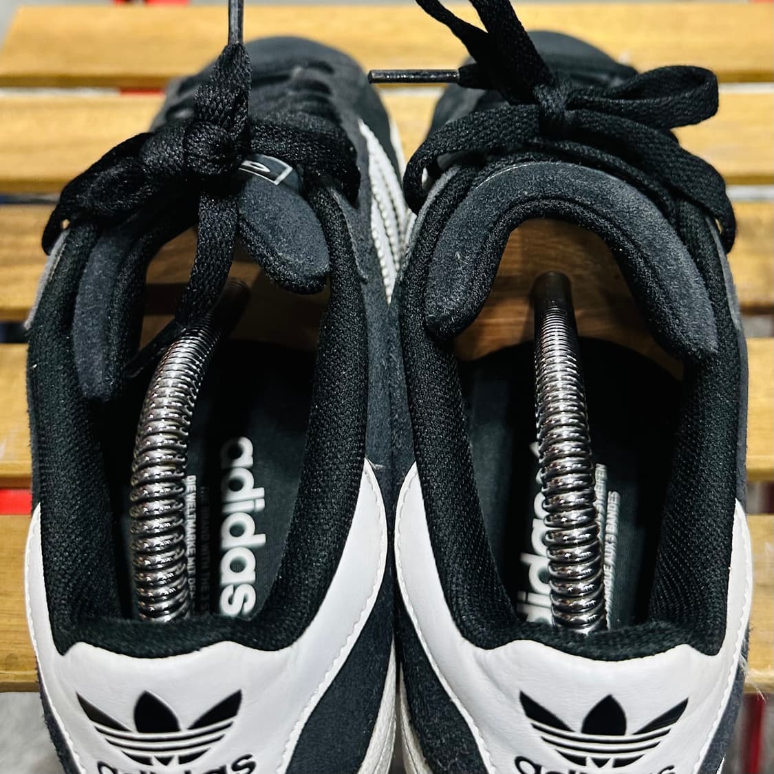 245) 아디다스 운동화 여성 여자 신발 캠퍼스 블랙 스웨이드  상품이미지5