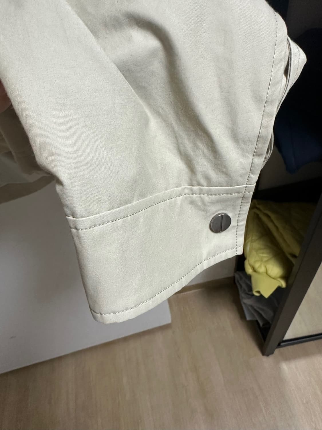 [48]우영미 나일론 아노락 점퍼 베이지 상품이미지5