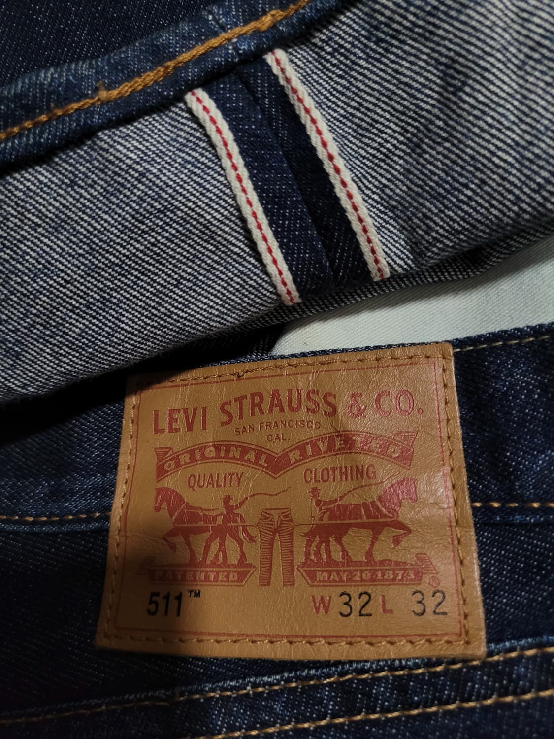LEVI'S 리바이스 511 셀비지 데님팬츠  상품이미지1