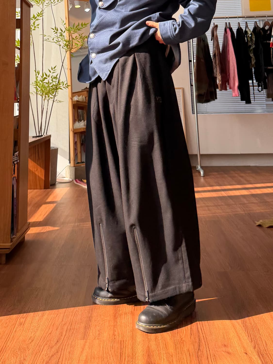 요지야마모토 Y-3 울 헤비 하카마 팬츠 상품이미지3