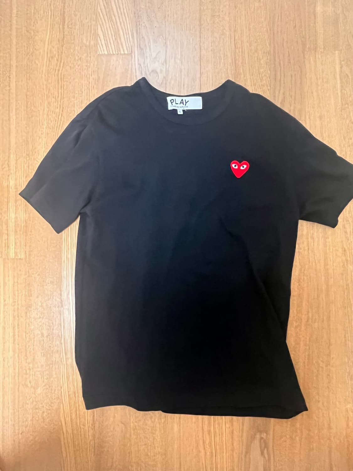 꼼데가르송 검정 티 팔아요 상품이미지1