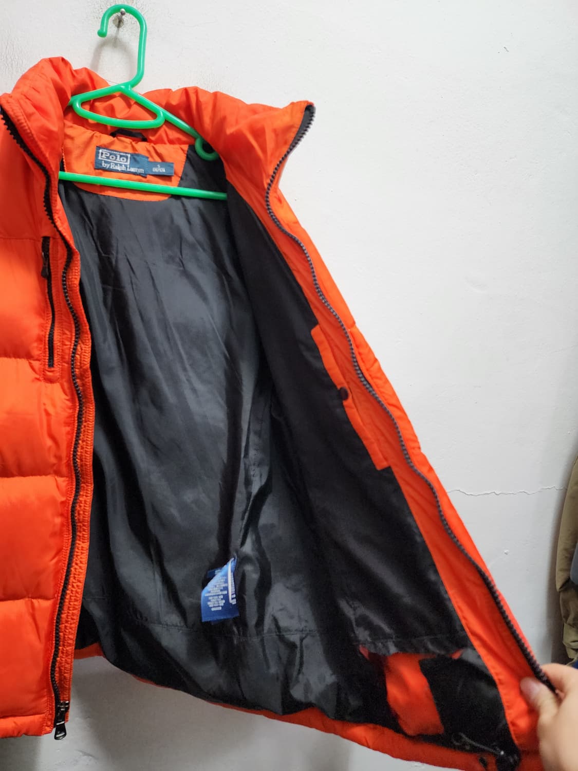 폴로 랄프로렌 RL/250 오렌지 패딩 점퍼 상품이미지6