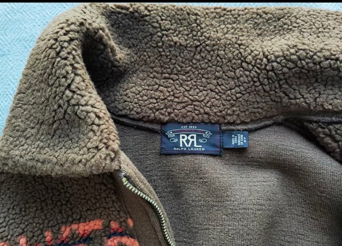 RRL 플리스 패널 자카드 재킷 l 상품이미지4