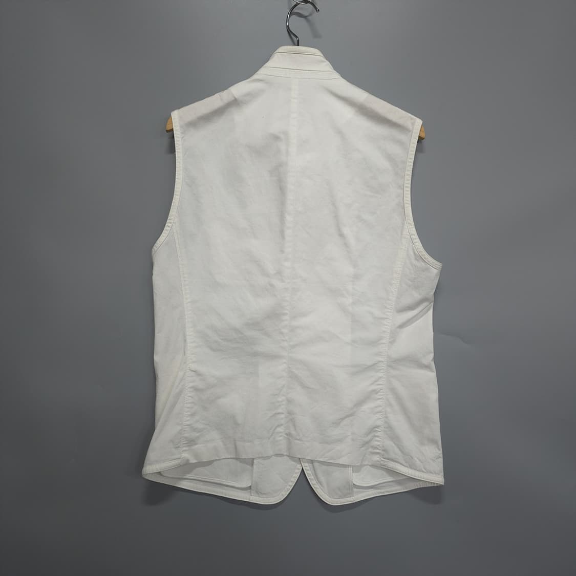 솔리드옴므(SOLID HOMME) 집업 베스트 화이트 100 상품이미지4