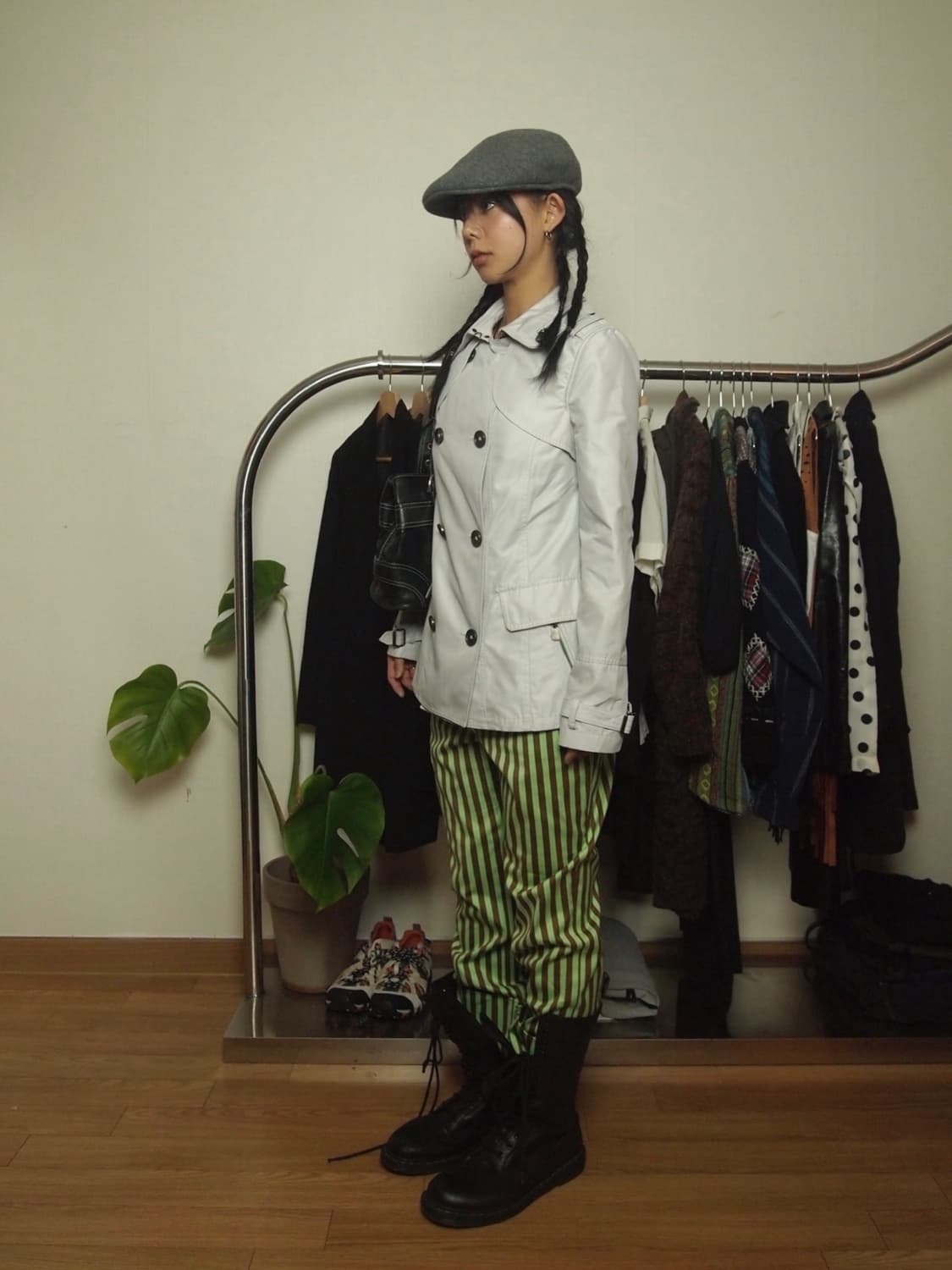 아르마니 익스체인지 더블 브레스트 트렌치 자켓 상품이미지2