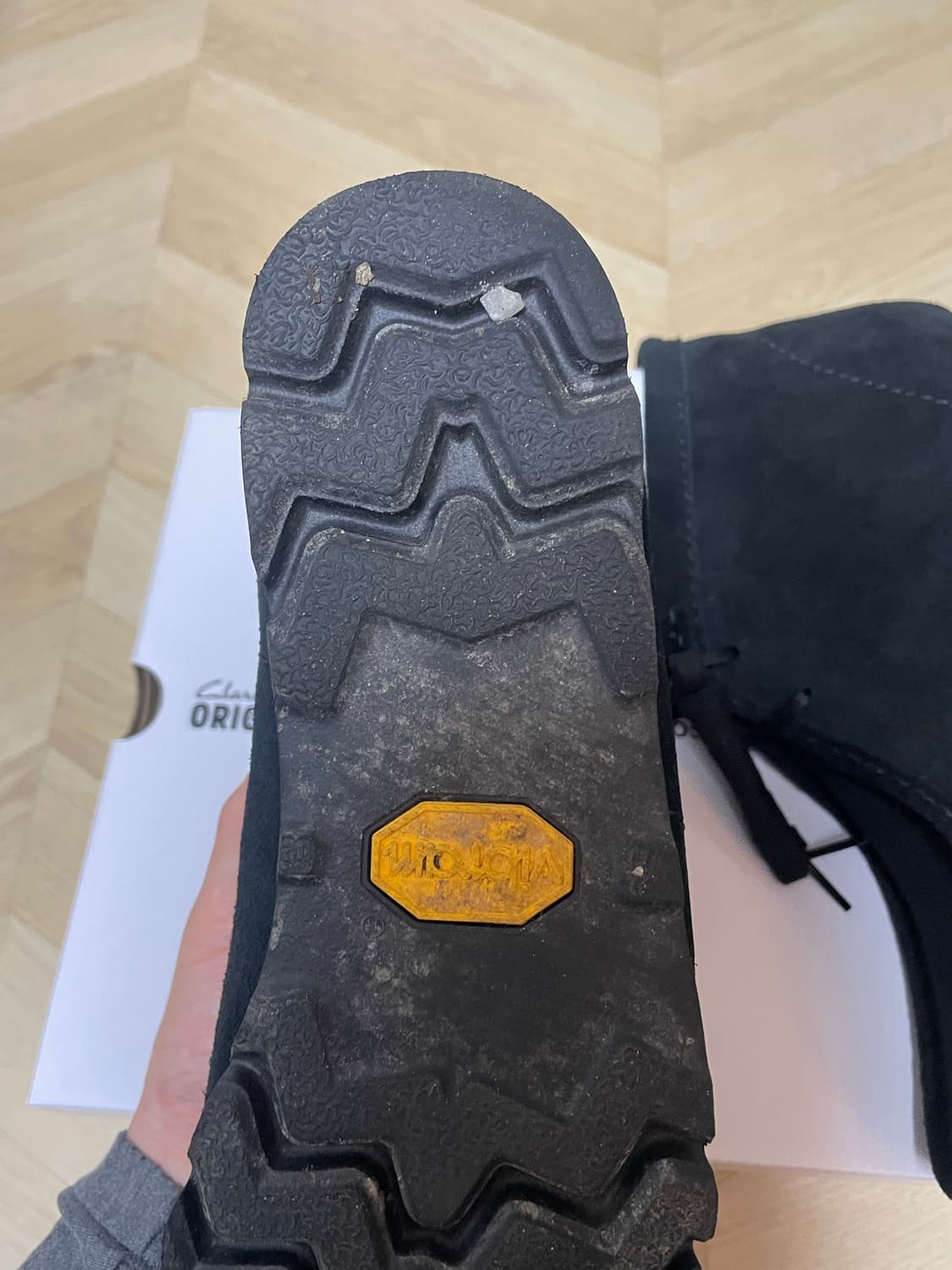 9.5) 파프 클락스 왈라비 블랙 상품이미지4