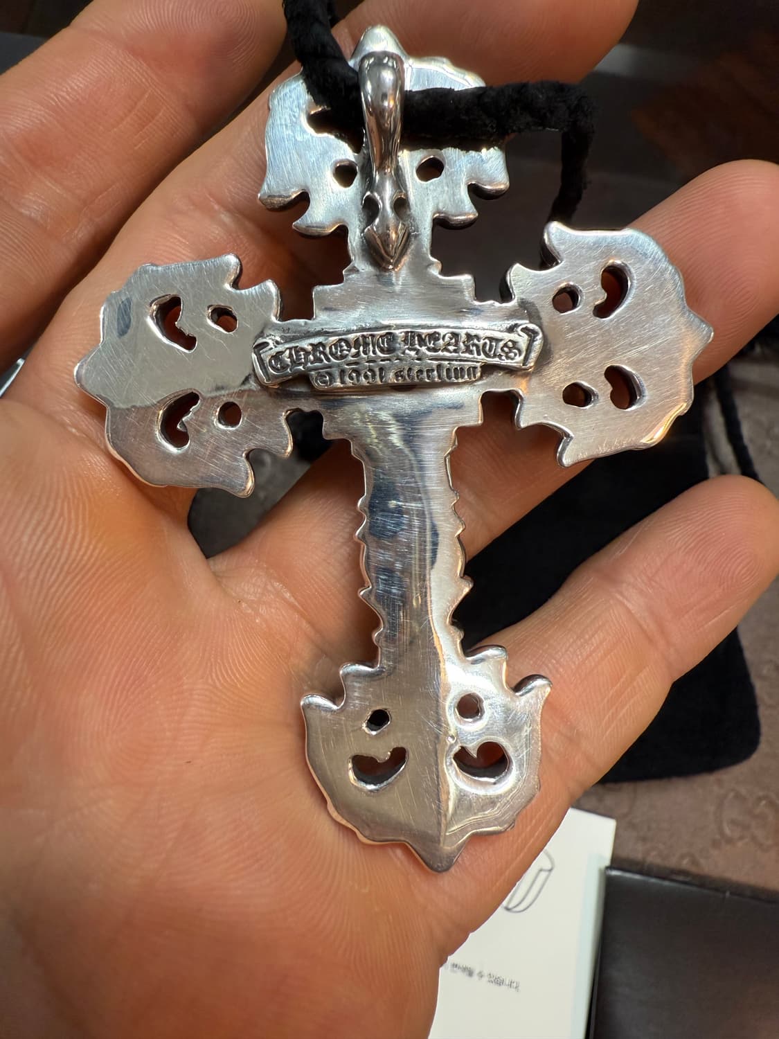 크롬하츠 정품 필리그리크로스 펜던트 라지 대형사이즈 국내에 몇점 없는 물 상품이미지3