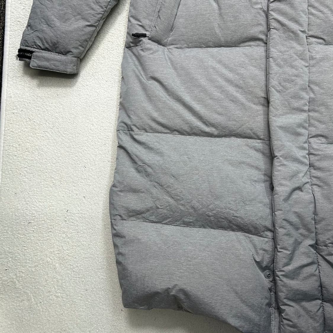 노스페이스 롱패딩 슈퍼 에어 다운 그레이 M 상품이미지3
