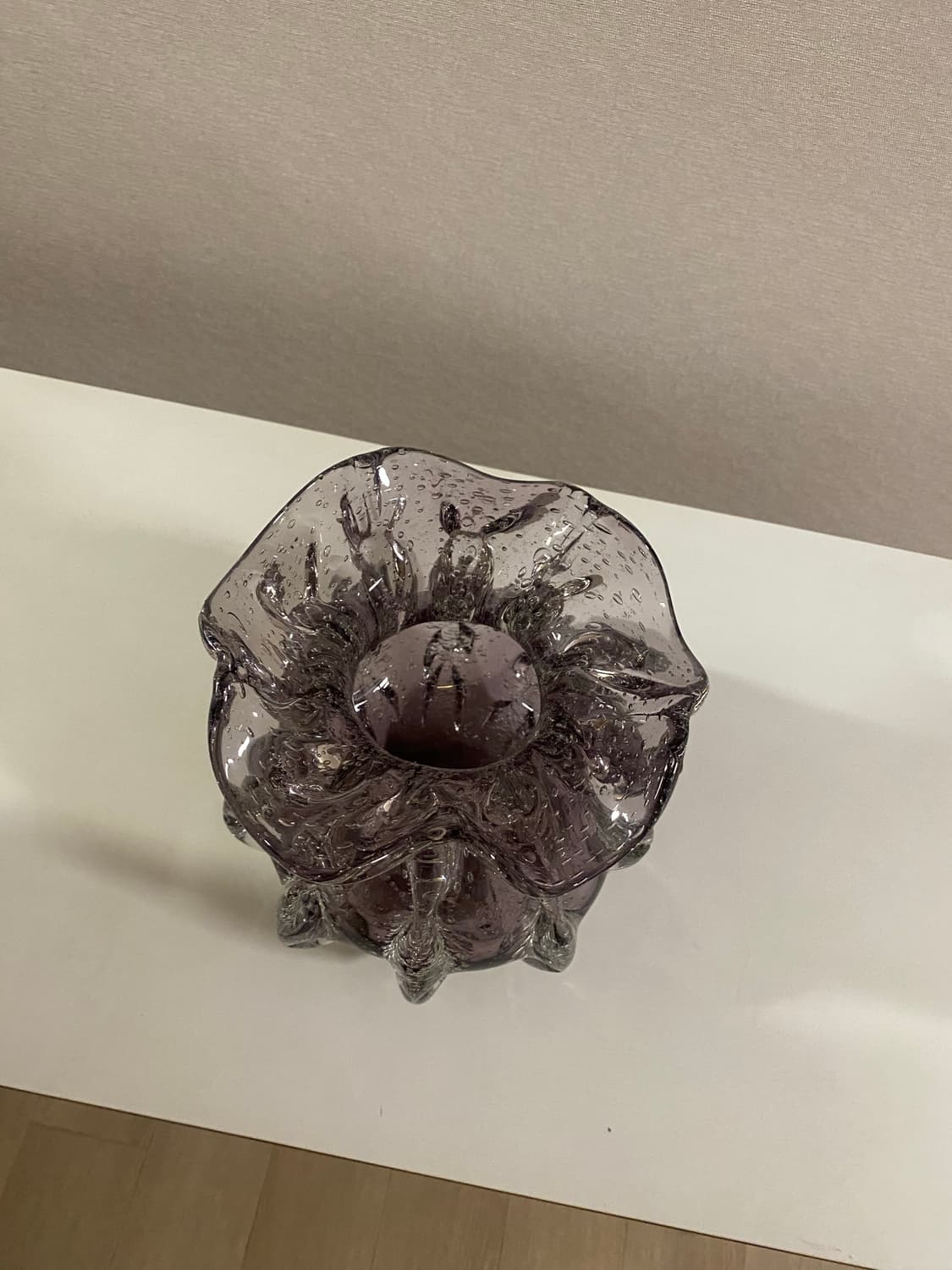 퍼플 빈티지 유리공예 핸드메이드 화병 상품이미지7