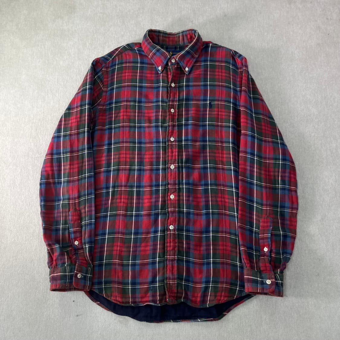 100 폴로랄프로렌 빈티지 체크 코튼셔츠 상품이미지1