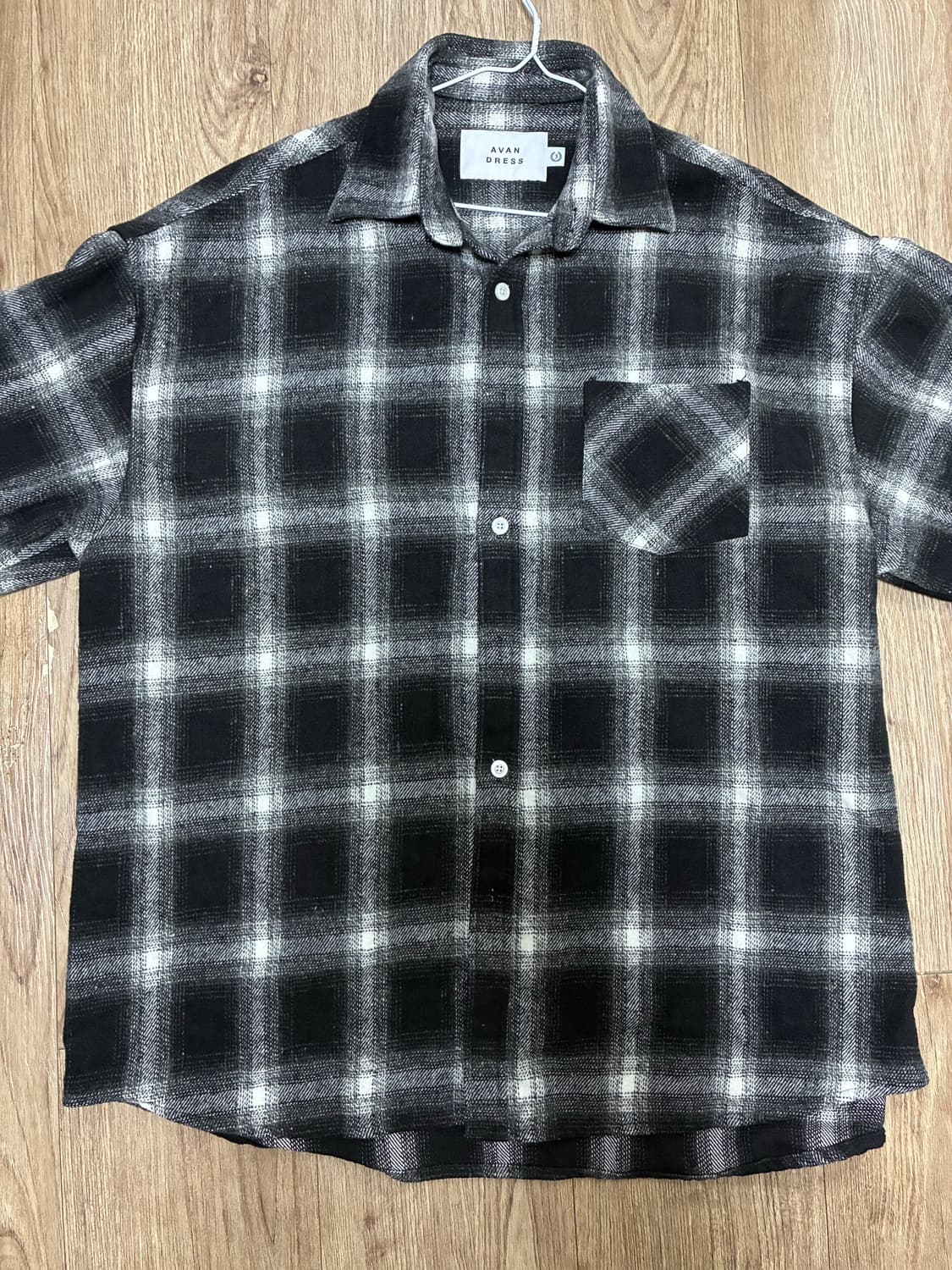 AVAN DRESS 체크 셔츠 상품이미지2