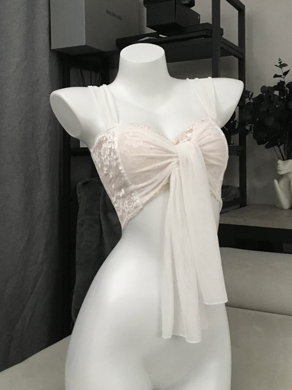 ༒ Princess Lace Ribbon Top 상품이미지1