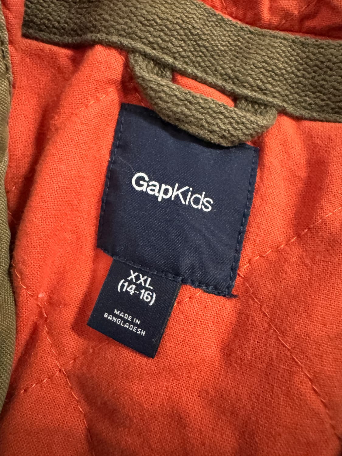 여성 Gap 갭 밀리터리 투 포켓 워크 자켓 M 카키 상품이미지3