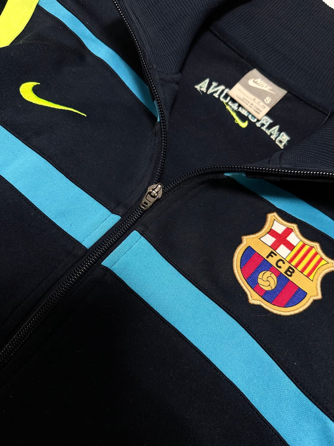 나이키 바르셀로나 네이비 트랙탑 져지 상품이미지4