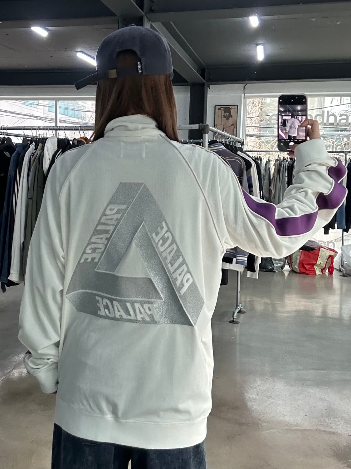 팔라스 x 엘튼 존 22SS 벨루어 져지 트랙자켓 데드스탁 상품이미지2