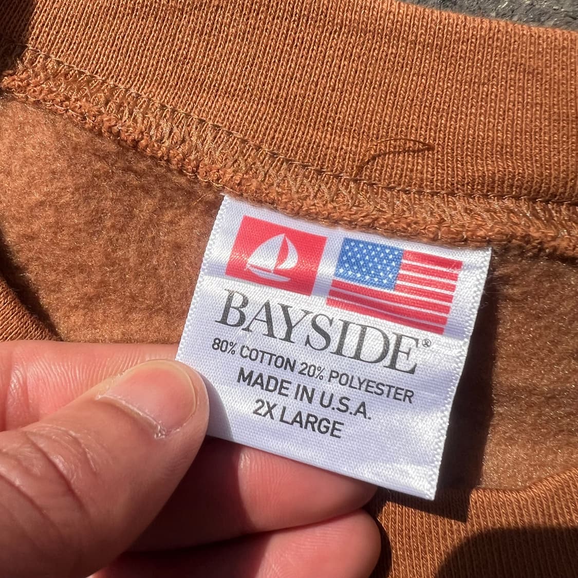 USA MADE Bay Side 아르마딜로 스웻셔츠 상품이미지7