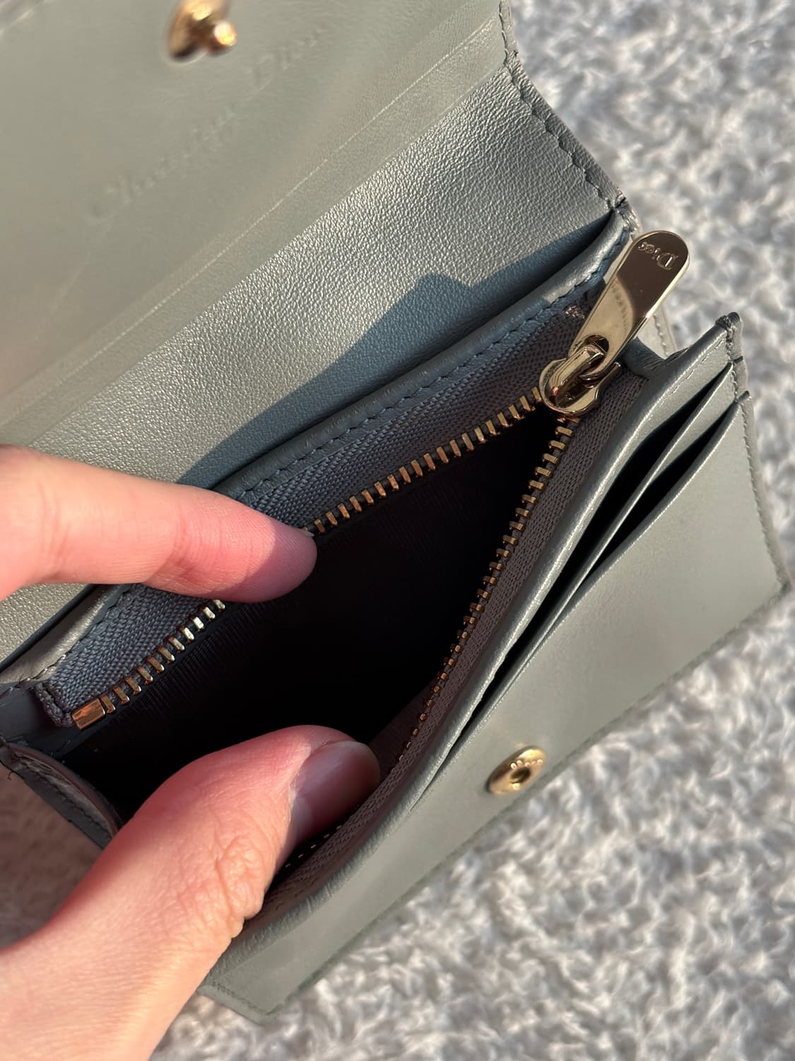 디올 레이디 까나쥬 반지갑 (풀구성) 상품이미지6