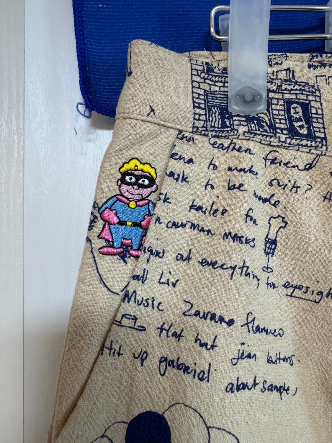 Kidsuper 드로잉 팬츠  상품이미지2