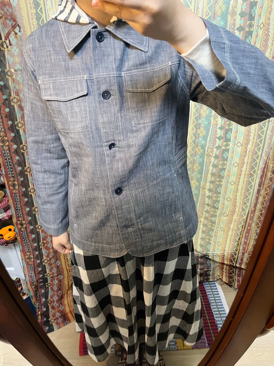 Mcgregor 샴브레이 데님 재킷 상품이미지3