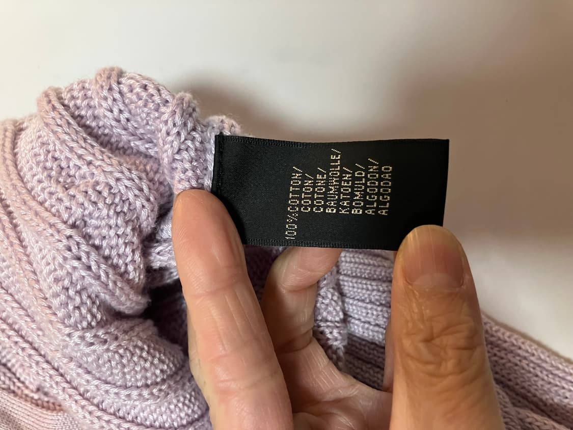 랄프로렌 블랙라벨 라벤더 슬림핏 케이블 니트 가디건 상품이미지5