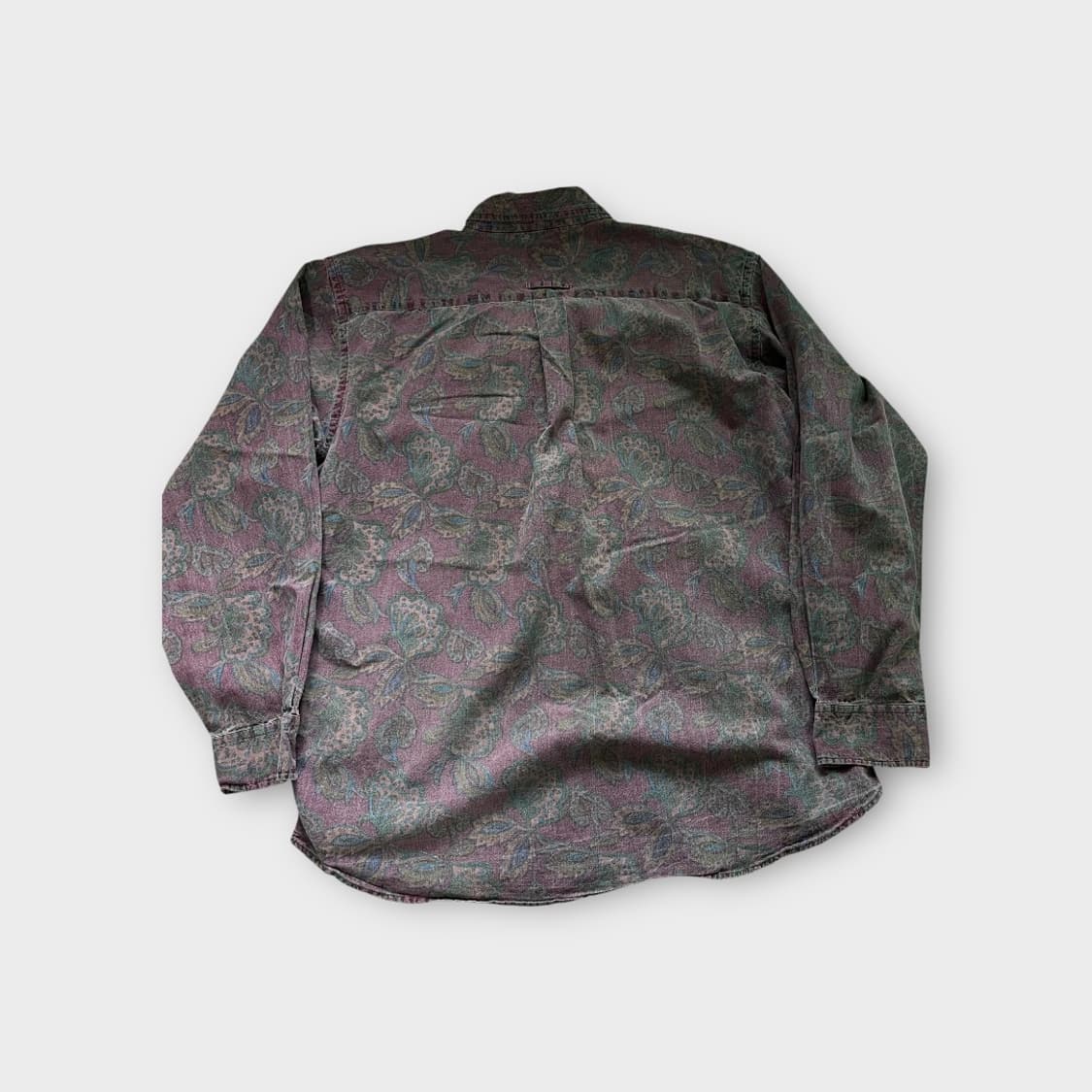 Japanese Vintage . 워시드 페이즐리 셔츠 상품이미지2