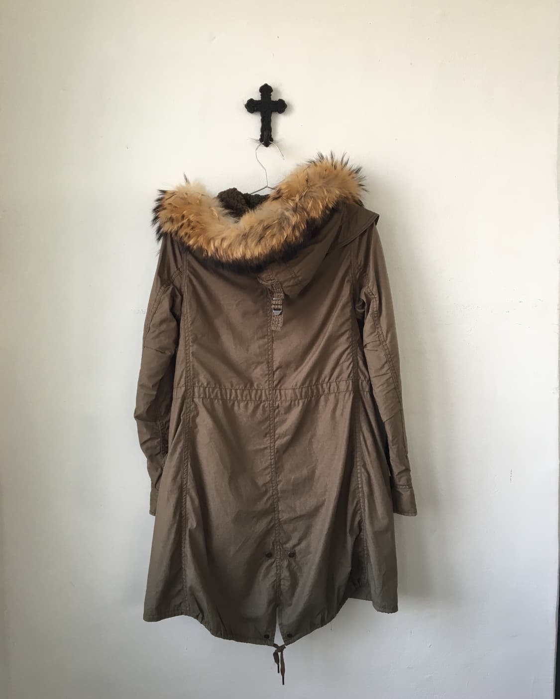goa raccoon Fur hood filed jacket 상품이미지3
