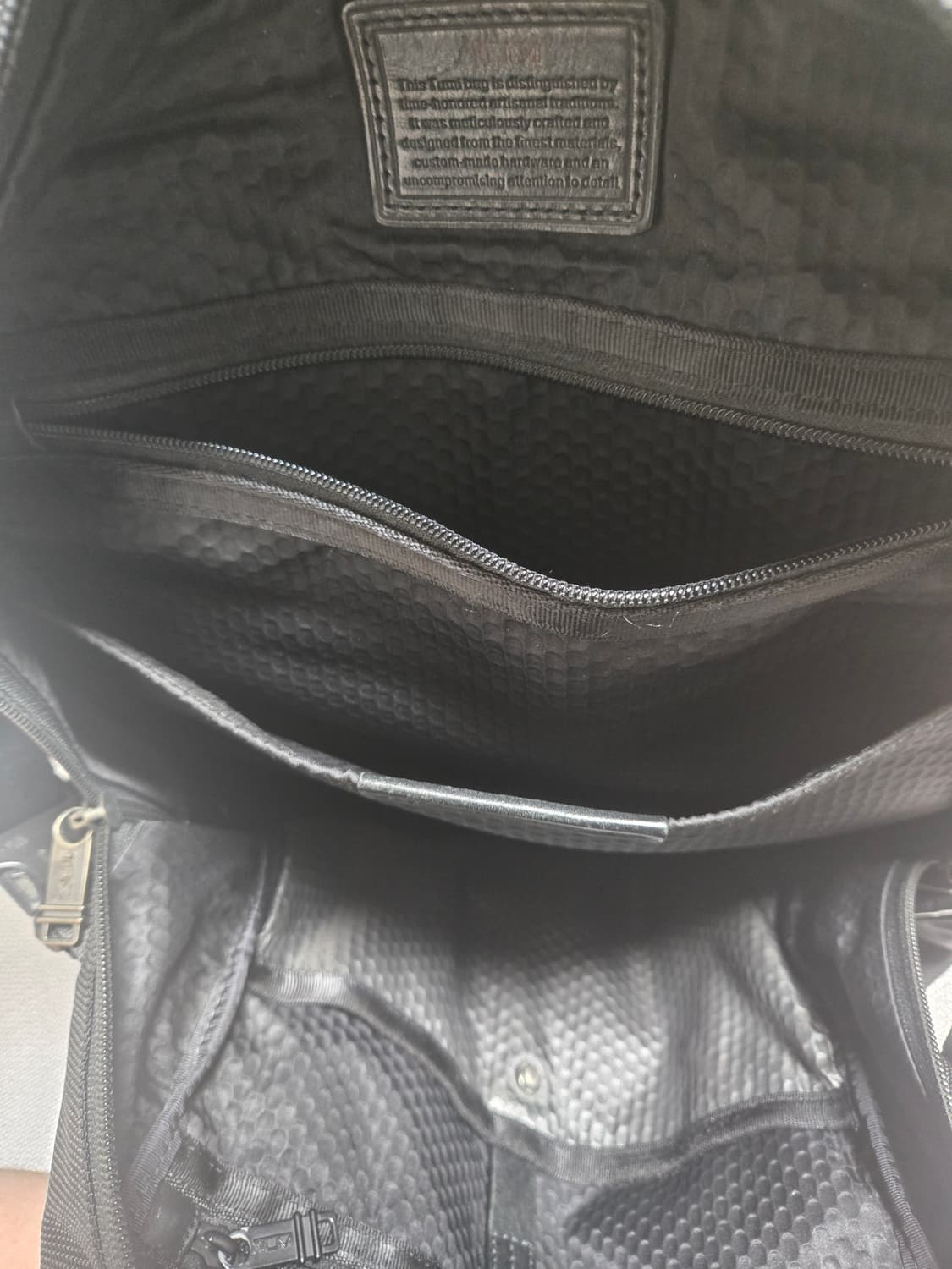 TUMI 투미 블랙 백팩 가방 팝니다 상품이미지3