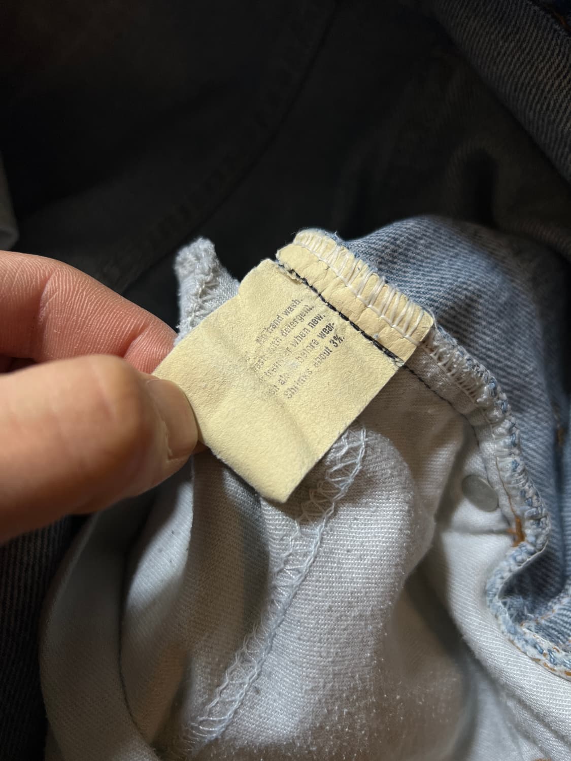 [34]70's 리바이스 20517-0217 오렌지탭 컷오프 플레어진 상품이미지6