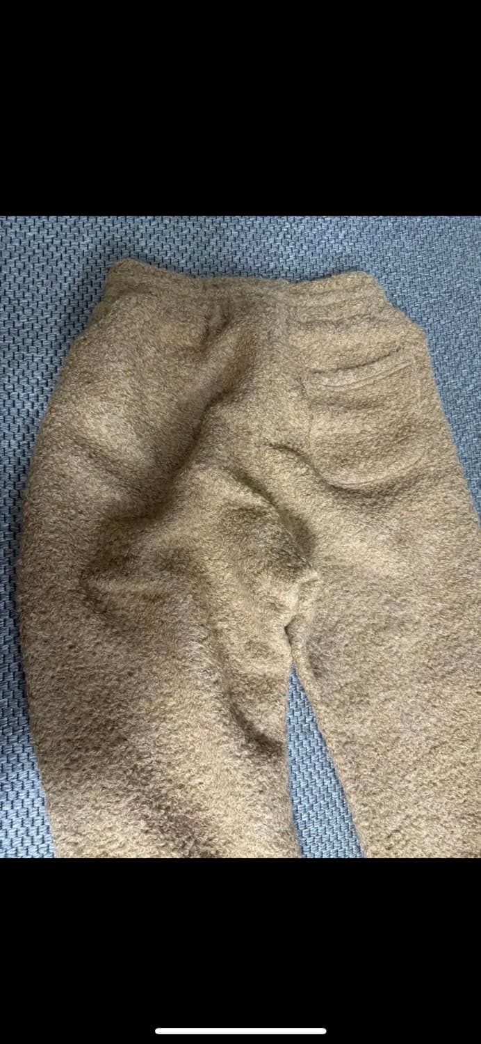 stu Boucle Wool Jogger Pants Camel 상품이미지4