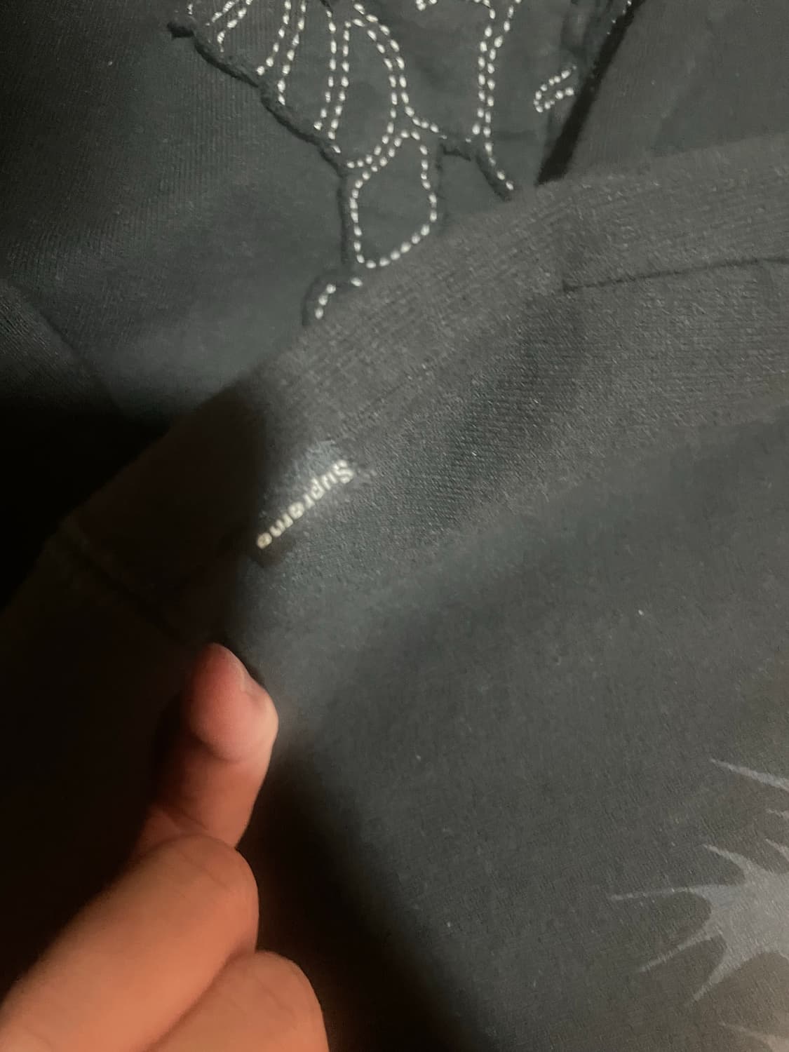 슈프림 요지 야마모토 집업 후드 블랙 상품이미지5