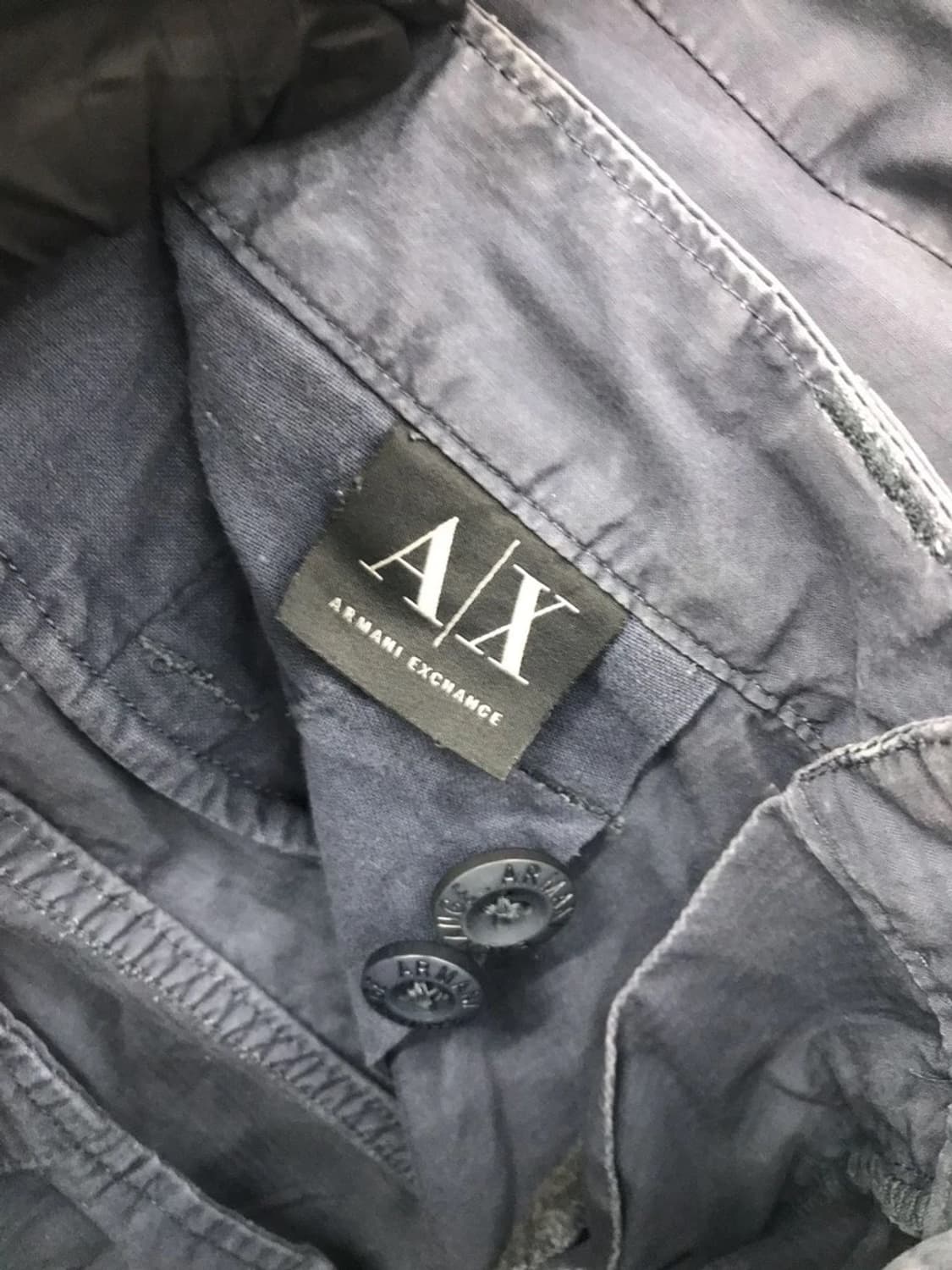 Armani Exchange Washed Cargo Shorts 상품이미지8