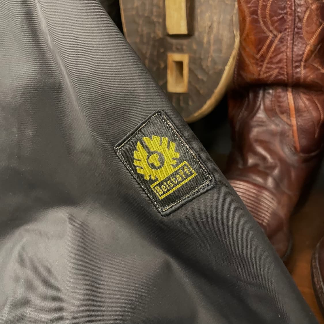 90s 벨스타프 로드 마스터 체크 라이닝 바이커 자켓 N293 상품이미지6