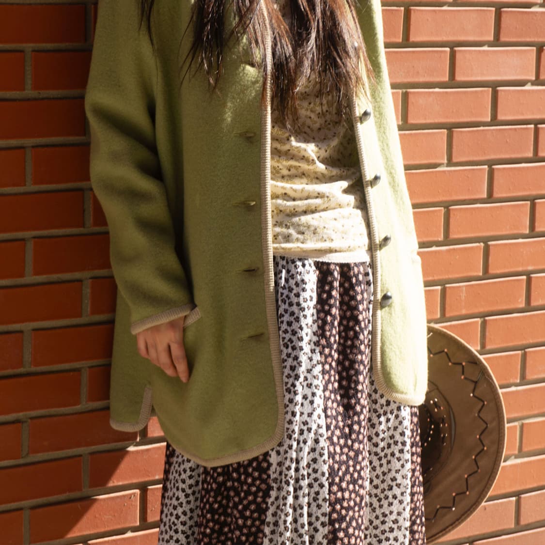 포크로즈 패치워크 스커트 상품이미지8