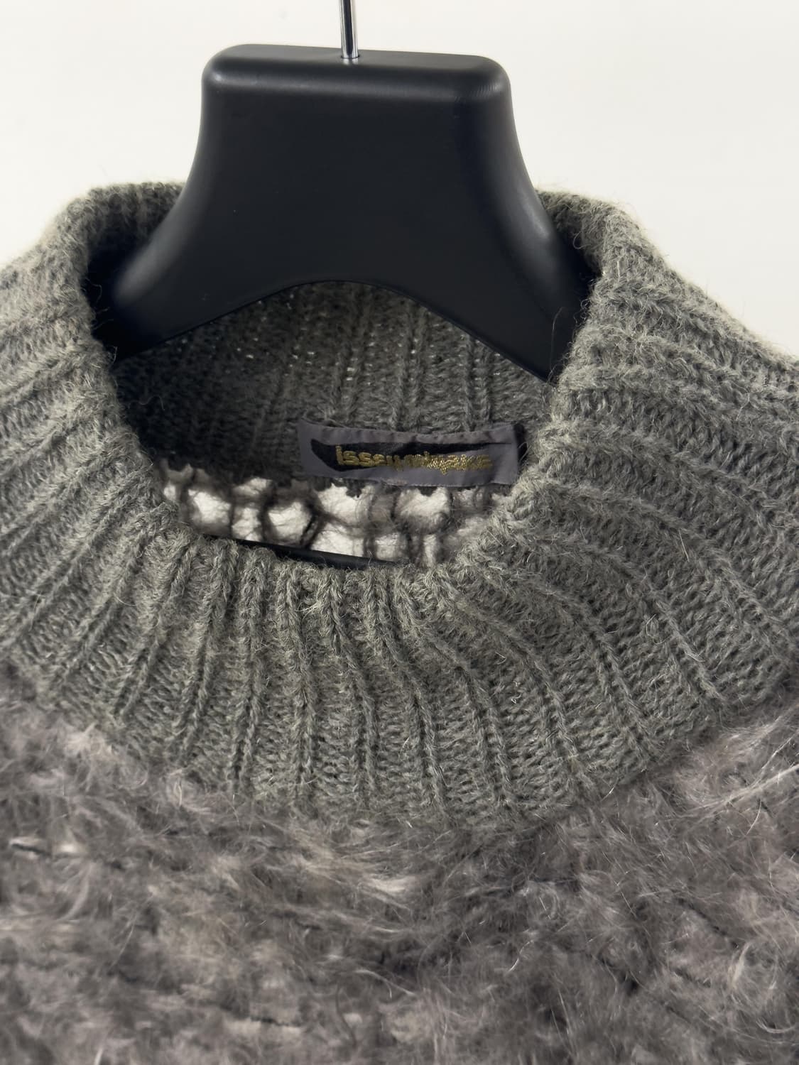 80s 이세이미야케 모헤어 비대칭 스웨터 상품이미지6