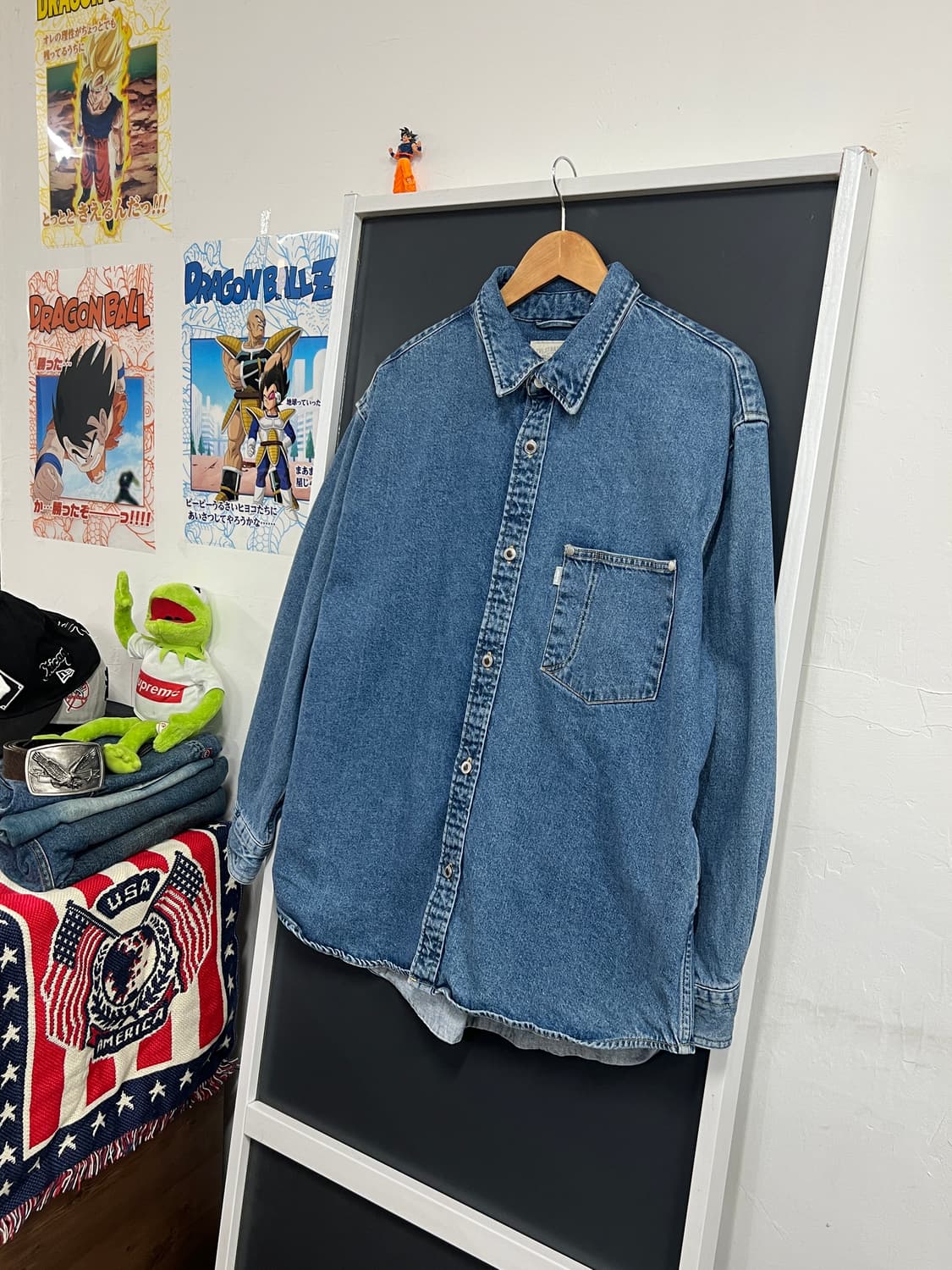 Levis Silver Tab 리바이스 실버탭 오버핏 데님 셔츠 상품이미지1