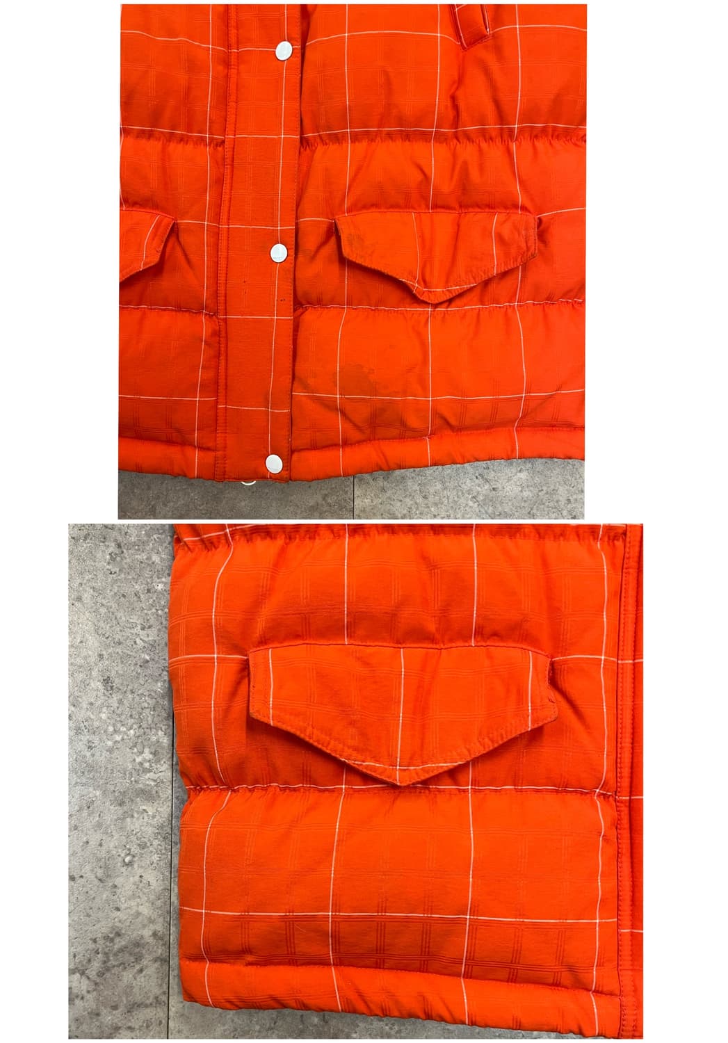 아디다스 덕 다운 후드 패딩 오렌지 90 #csz2189 상품이미지6