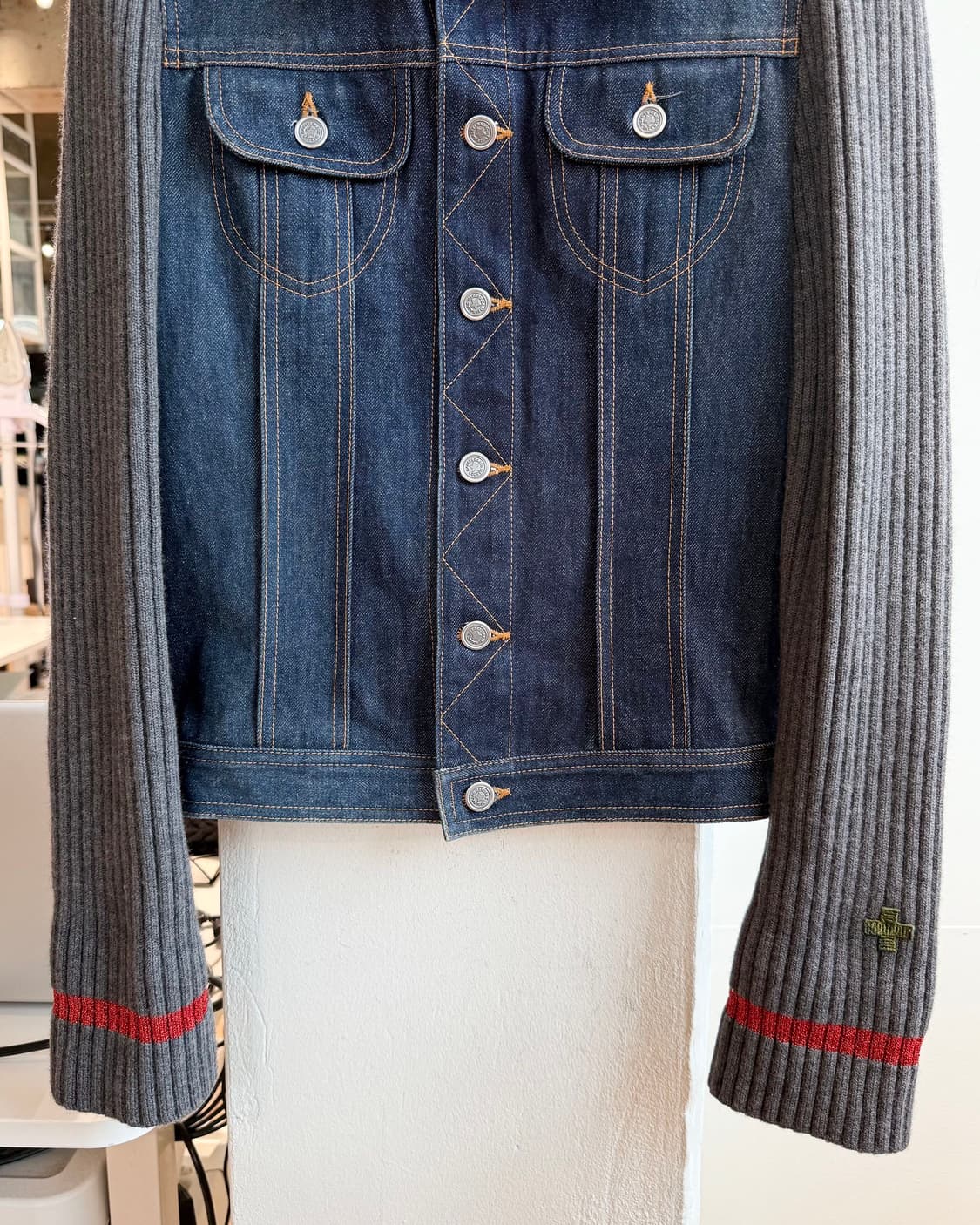 카스텔바작 히어로즈 니트 데님 자켓  상품이미지6