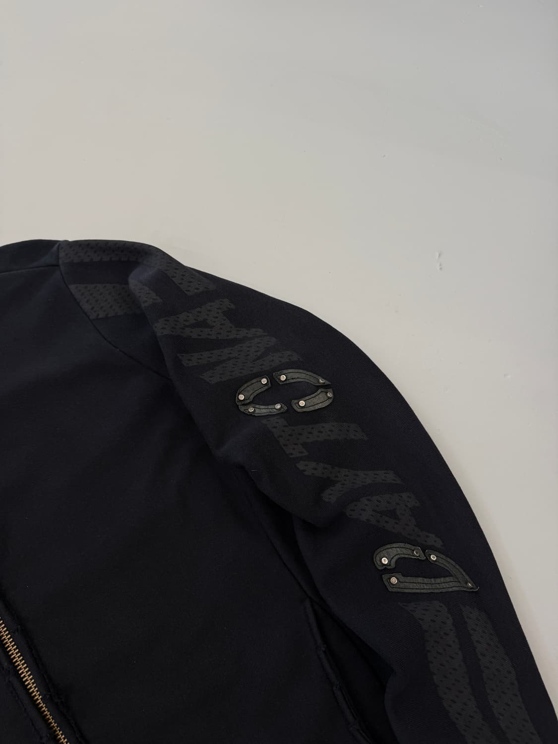 디젤 사이드 리벳 로고 그런지 스웻 집업 자켓 상품이미지5