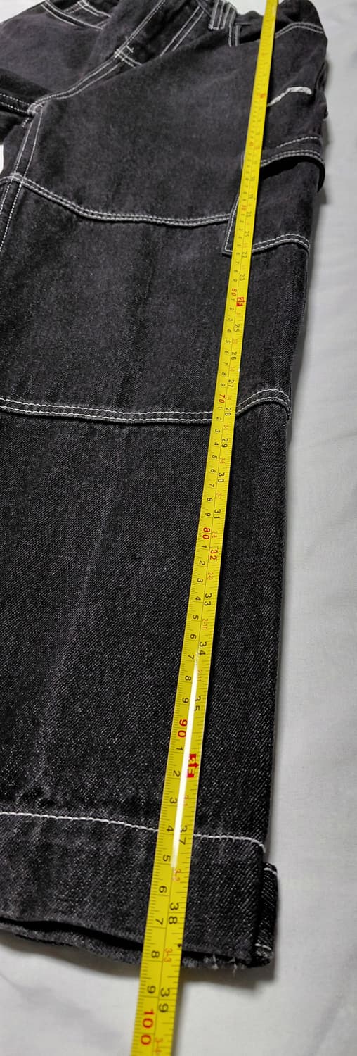 RDVZ 스티치 포인트 블랙 카고 데님 S (무료배송) 상품이미지10