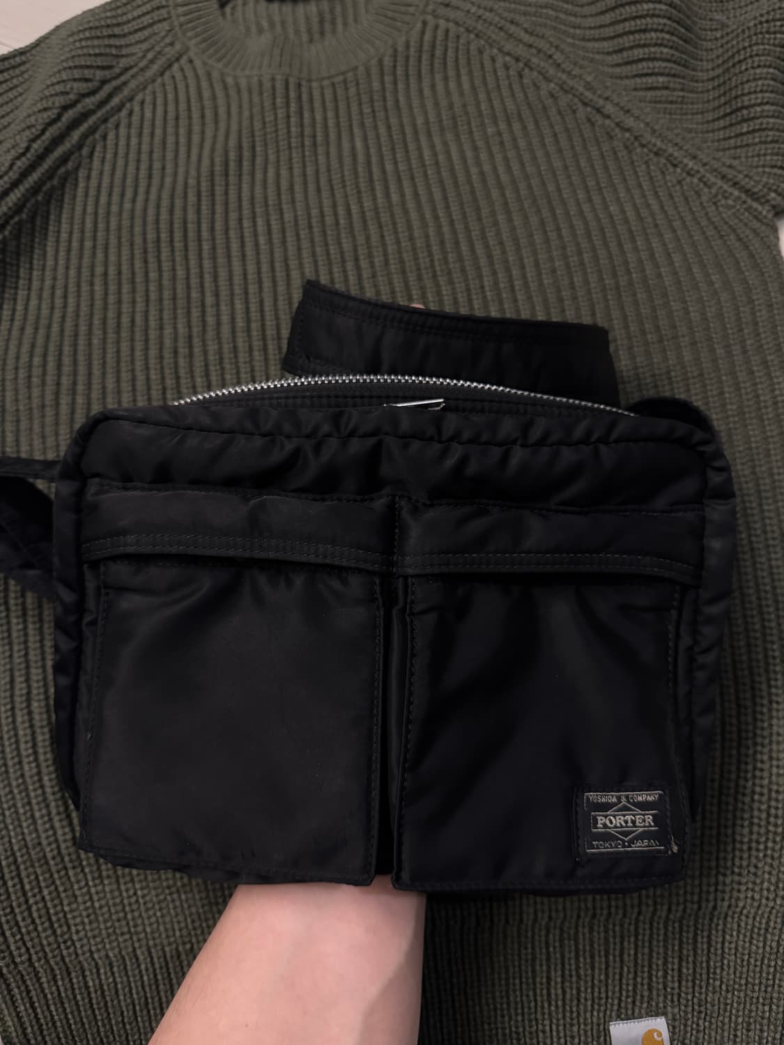 요시다 포터 탱커 숄더백 스몰 s black 상품이미지4