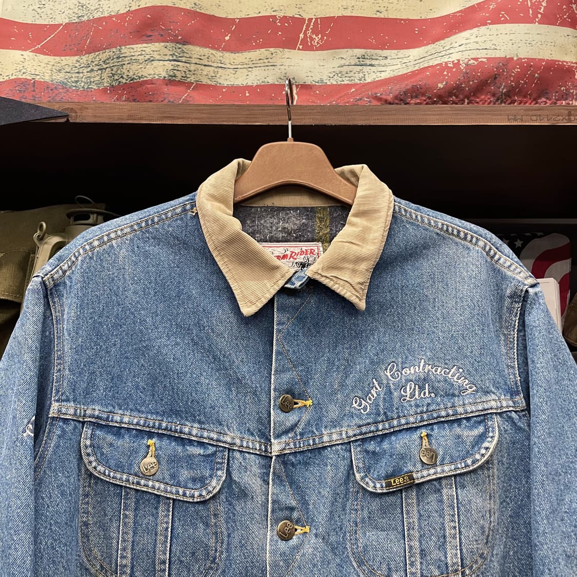70s Lee Storm Rider 101J 스톰라이더 블랭킷 데님 자켓 상품이미지3