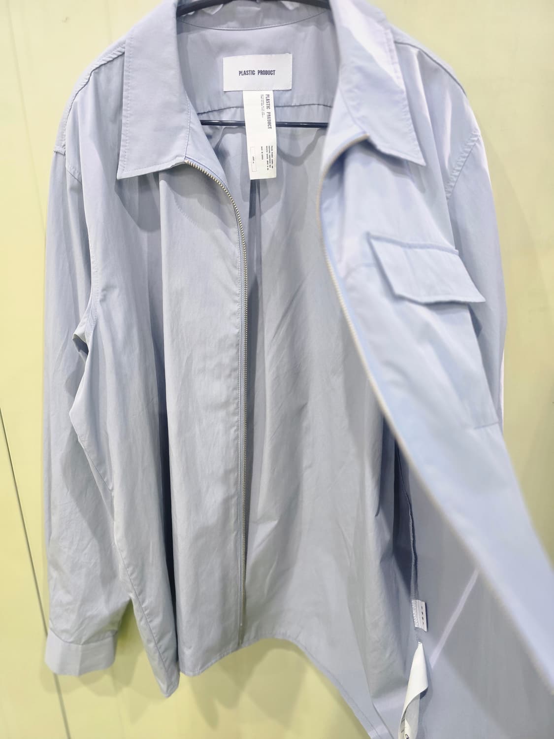 플라스틱프로덕트 블루종 셔츠 하늘색 상품이미지5