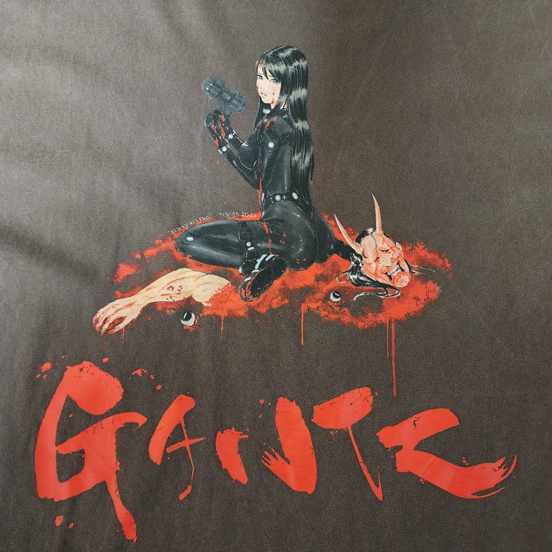 [L] 간츠 GANTZ 부틀렉 빈티지 티셔츠 상품이미지2
