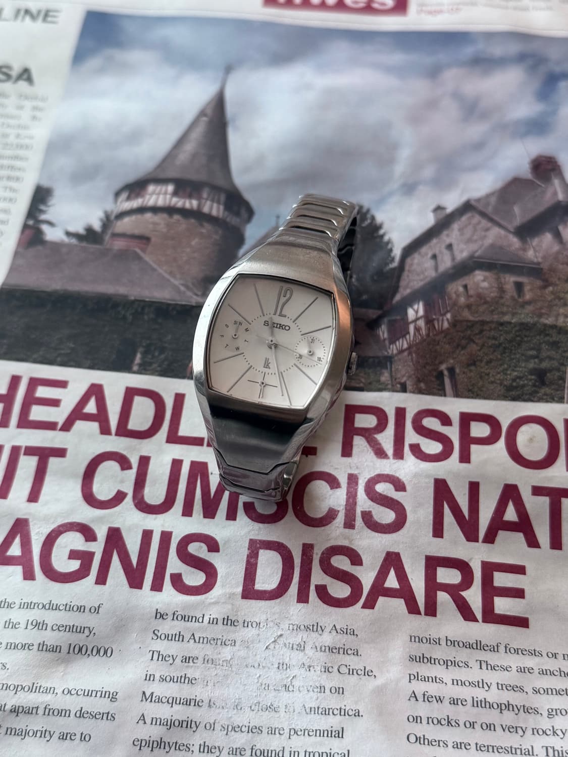 세이코 Seiko LUKIA 토노 멀티펑션 화이트 상품이미지2