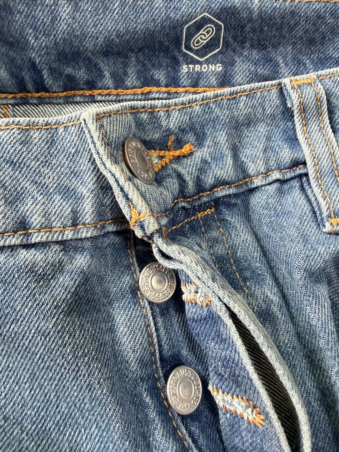 [리바이스 501 프리미엄] 커스텀 데미지 스트레이트 데님 (W34 L3 상품이미지8