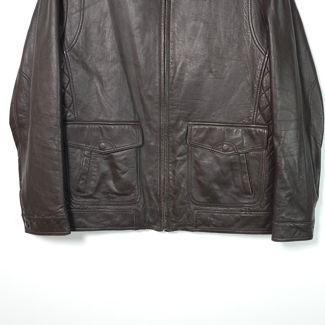 PAT 토끼털 안감 양가죽 자켓 L 상품이미지3