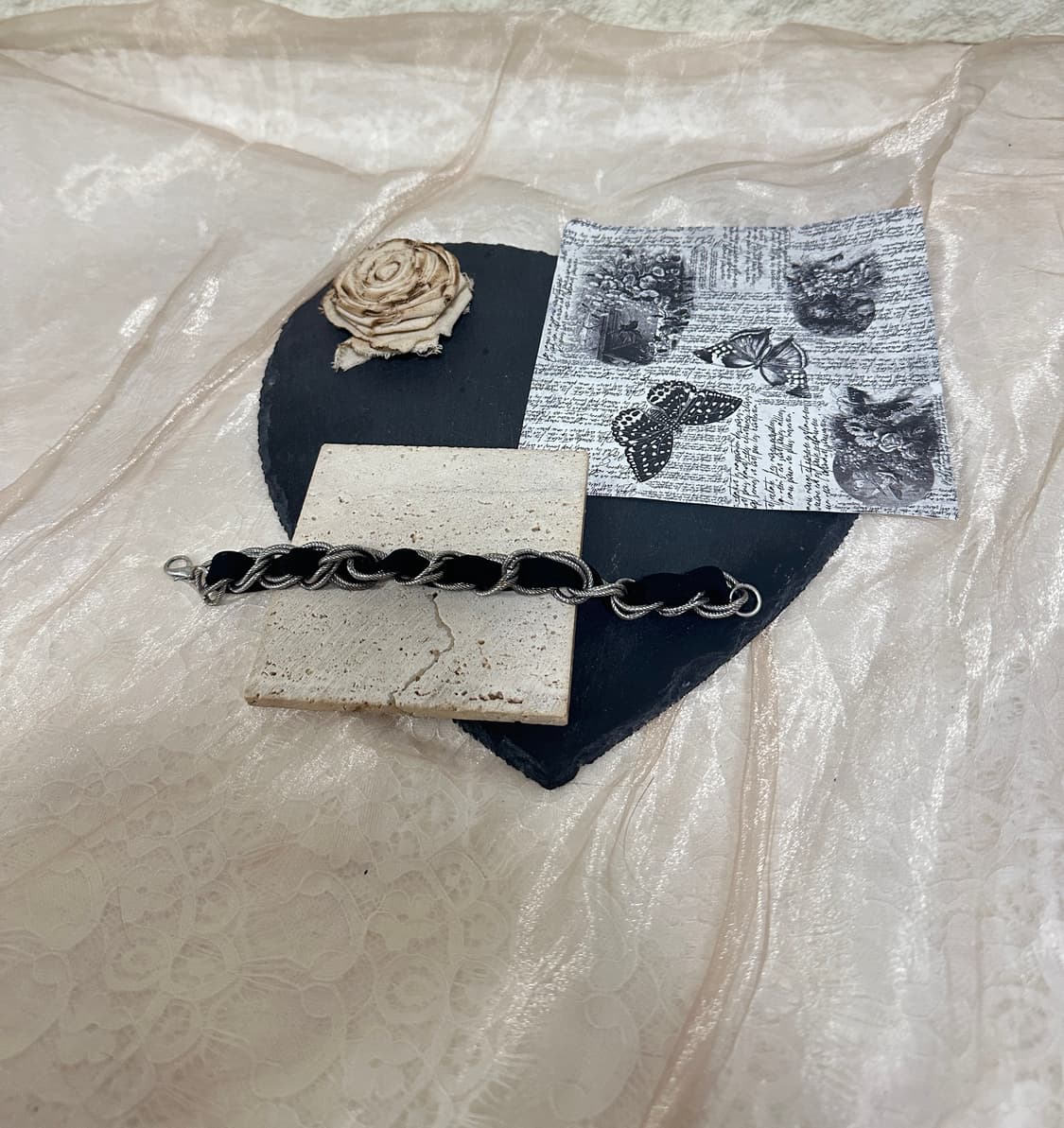 빈티지  궁정풍 리본 팔찌 상품이미지2