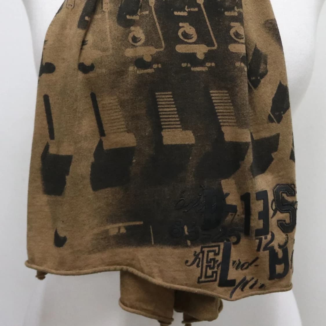 디젤 Y2K 레터링 머플러 61609 상품이미지3