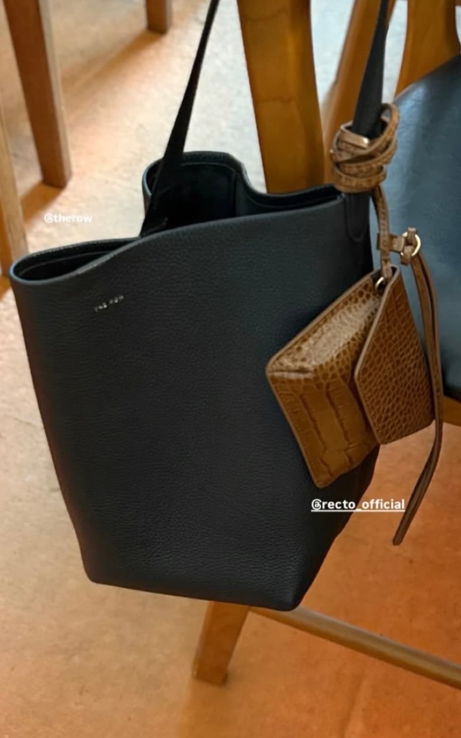 렉토 CROCODILE EFFECT MINI POCKET NECKLACE 상품이미지5